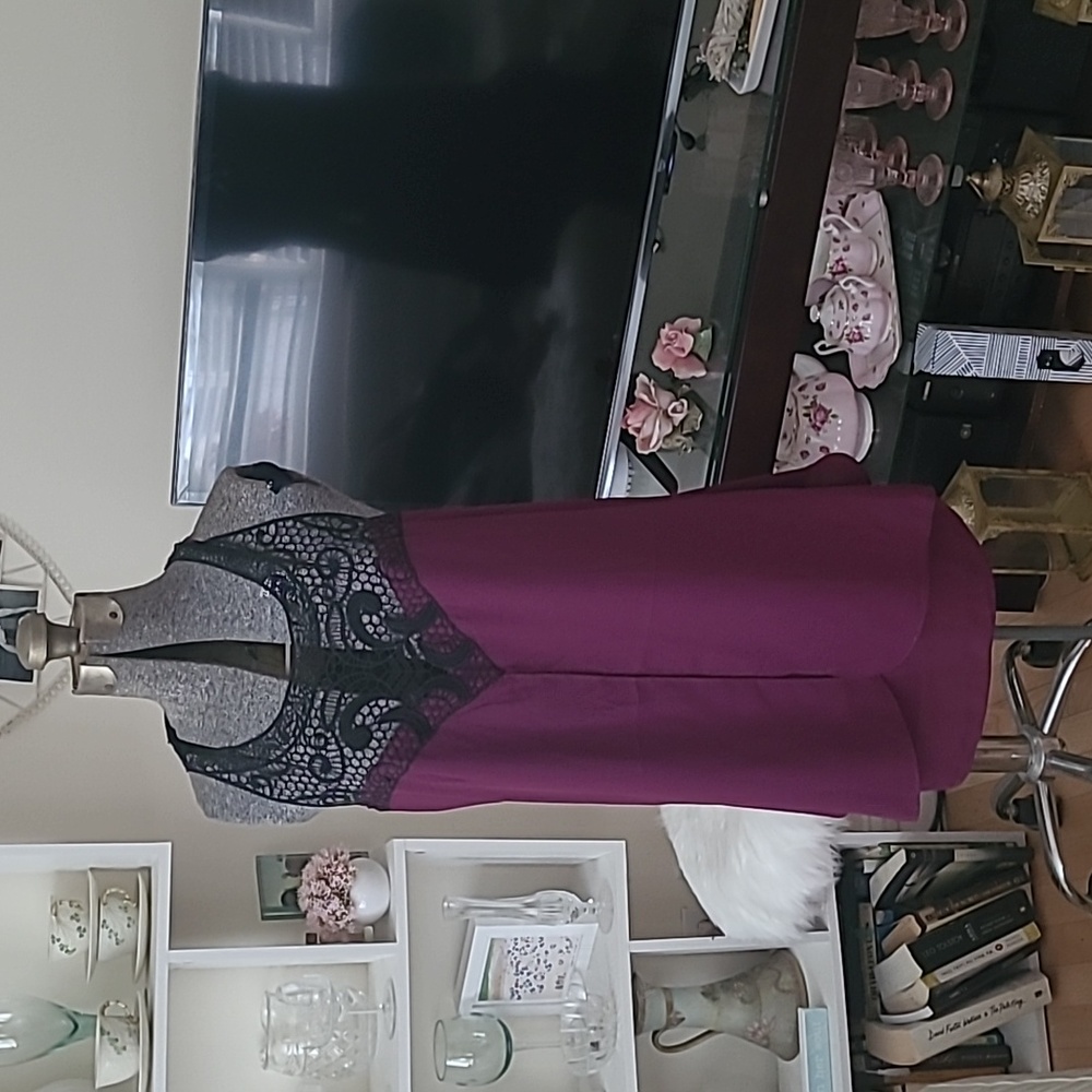 City chic purple shirt